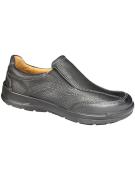 Jomos Slipper glad leer, zwart