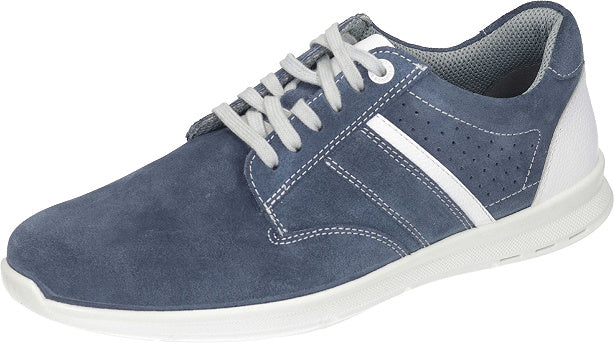 Comfortabel Herren Schnürer - blau