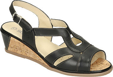 Suave Damen Sandalen - schwarz (1)