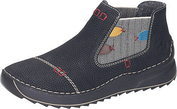 Rieker Stiefeletten - schwarz