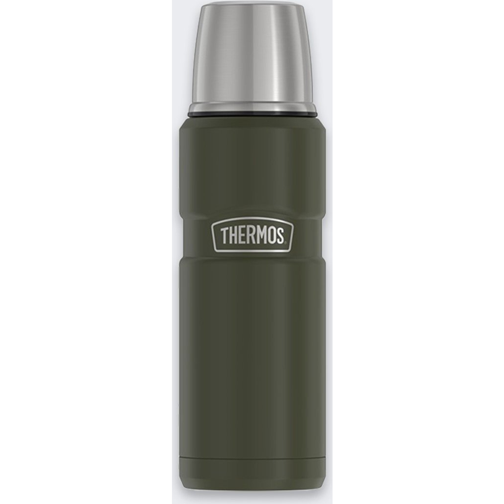 Thermos Termos Thermos Stainless King Beverage 0,4 Army (TH-170018)-0