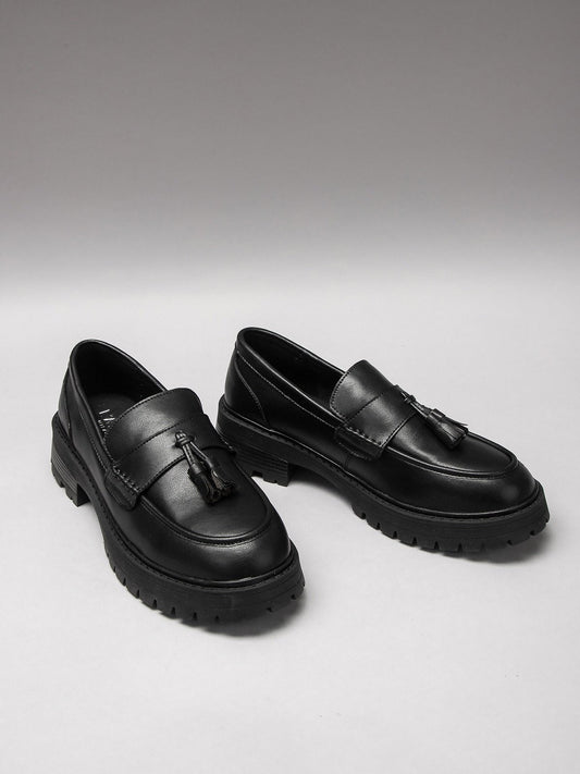 Women's leather shoes-1