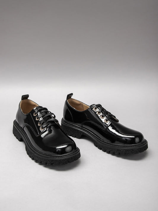 Women's leather shoes-1