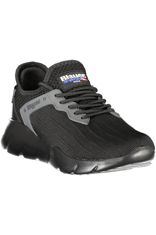 BLAUWE HEREN SPORTSCHOENEN ZWART