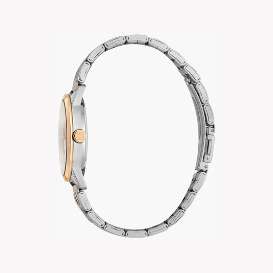 Esprit Women's Silver & Rose Gold Watch, Silver Dial | ES1L150M0025-1