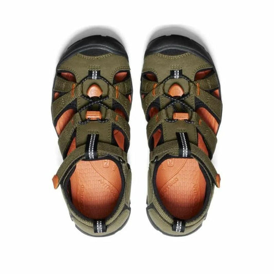 Flip Flops for Children Keen Seacamp II Cnx Olive-0