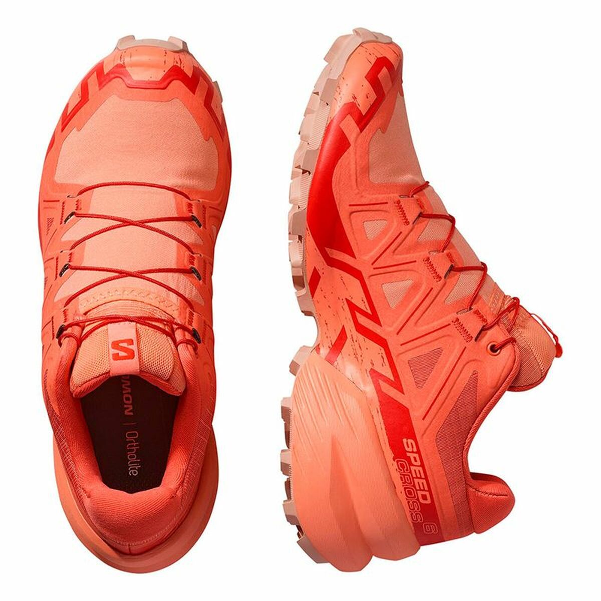 Hardloopschoenen voor volwassenen Salomon Speedcross 6 Oranje