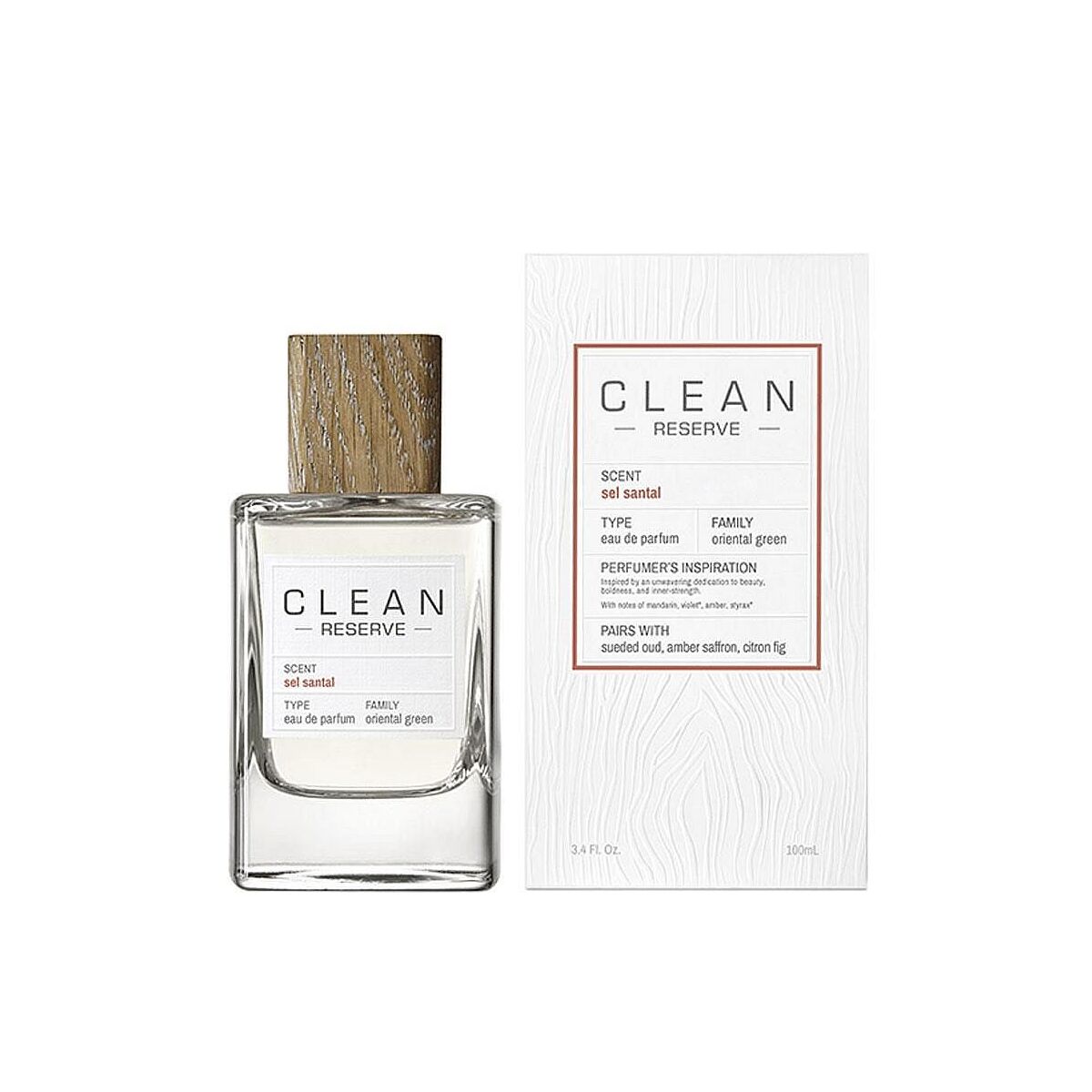 Unisex Perfume Clean Sel Santal EDP 100 ml-0