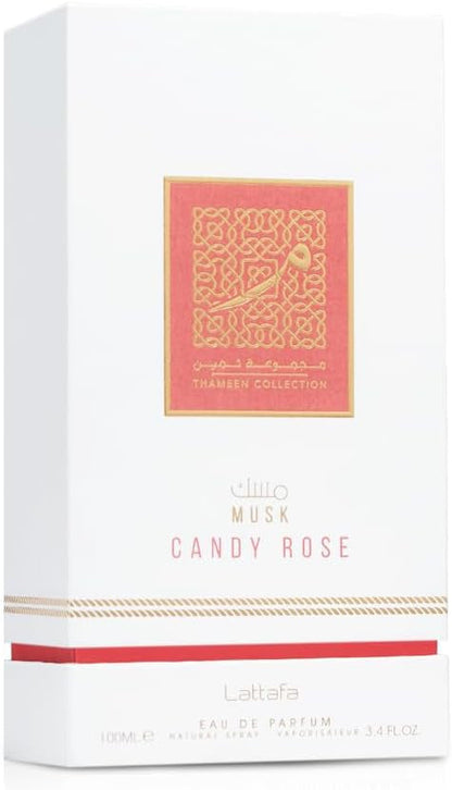 LATTAFA MUSK CANDY ROSE THAMEEN COLLECTION EDP 3.4 U-1