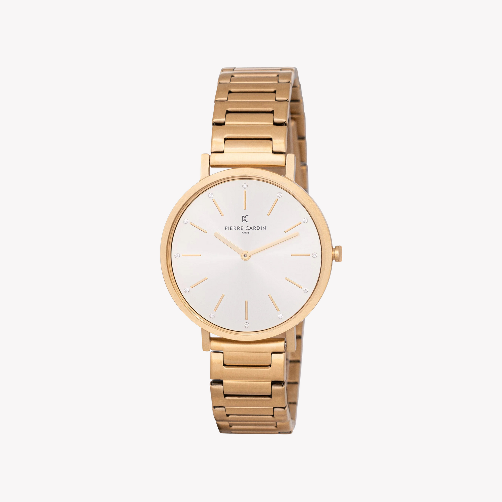 Pierre Cardin Women's Gold Metal Watch, Champagne Dial | CBV.1111-0