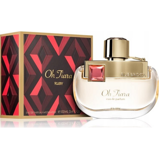 Afnan Perfumy Damskie Rue Broca EDP Oh Tiara Ruby 100 ml (S8309784)-0