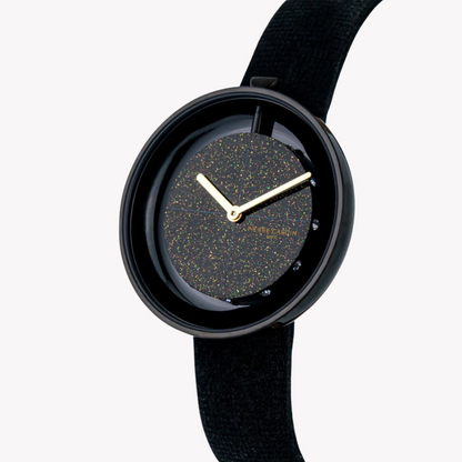 Pierre Cardin Women's Black Leather Watch, Stainless Steel | CMA.0011-1