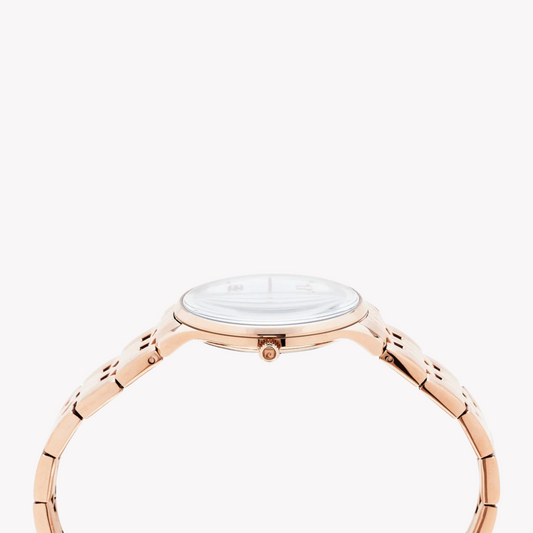 Pierre Cardin Women's Rose Gold Watch, White Dial | PC902722F120-1