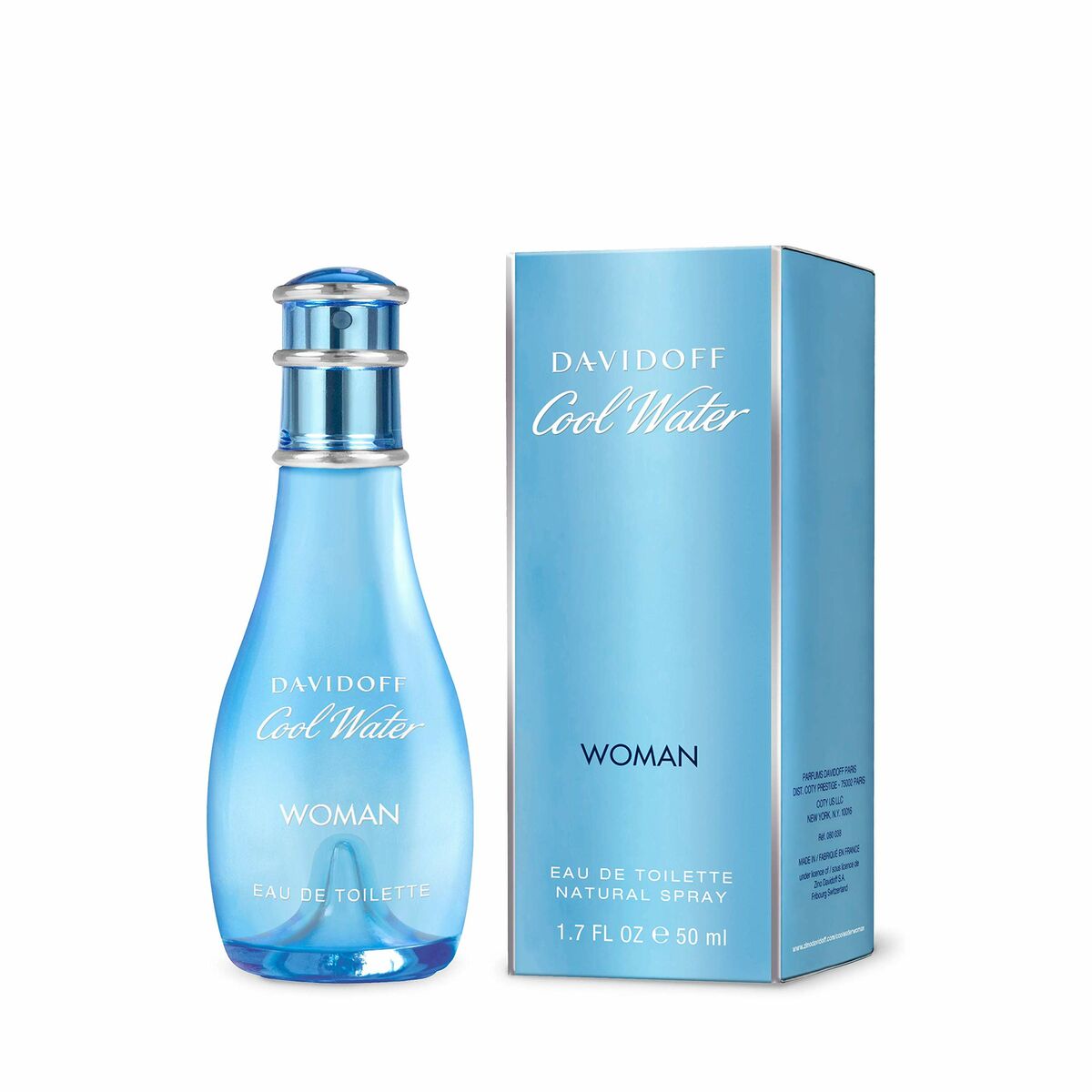 Women's Perfume Davidoff Cool Water Woman EDT 50 ml (1 Unit)-8
