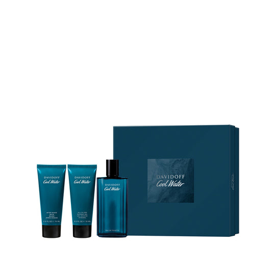 Women's Perfume Set Davidoff COOL WATER 3 Pieces-0