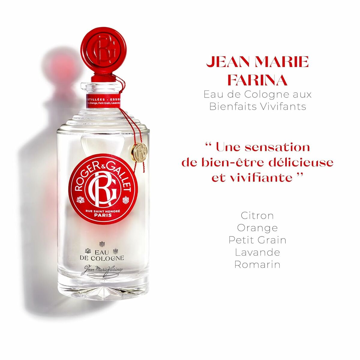 Unisex Perfume Roger & Gallet JEAN-MARIE FARINA Jean Marie Farina EDC 500 ml-2