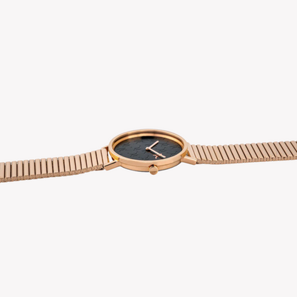 Pierre Cardin Women's Rose Gold Watch, Black Dial | CBV.1513-2