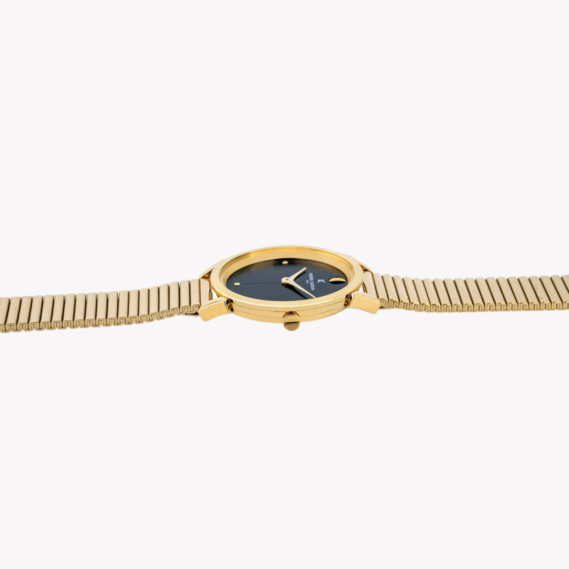 Pierre Cardin Women's Gold Stainless Steel Watch, Black Dial | CPI.2529-2