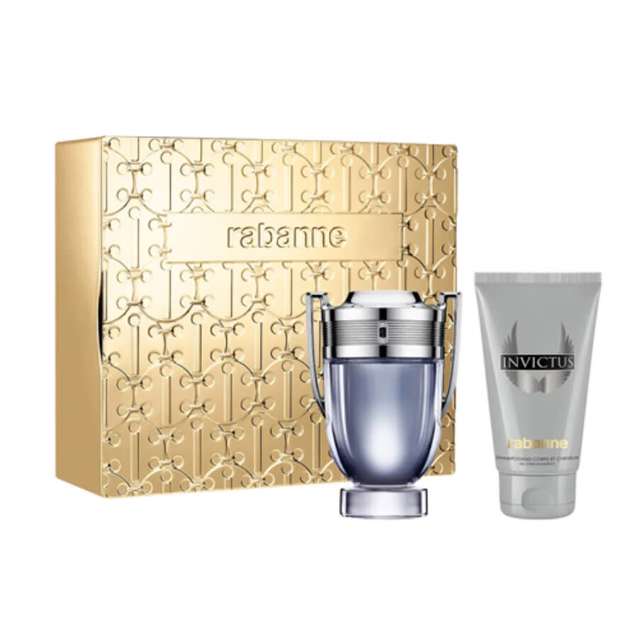 SET PACO RABANNE Invictus EDT spray 100ml + SHOWER GEL 100ml (3349668635153)-0