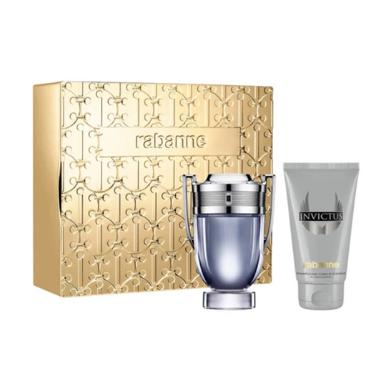 SET PACO RABANNE Invictus EDT spray 100ml + SHOWER GEL 100ml (3349668635153)-0