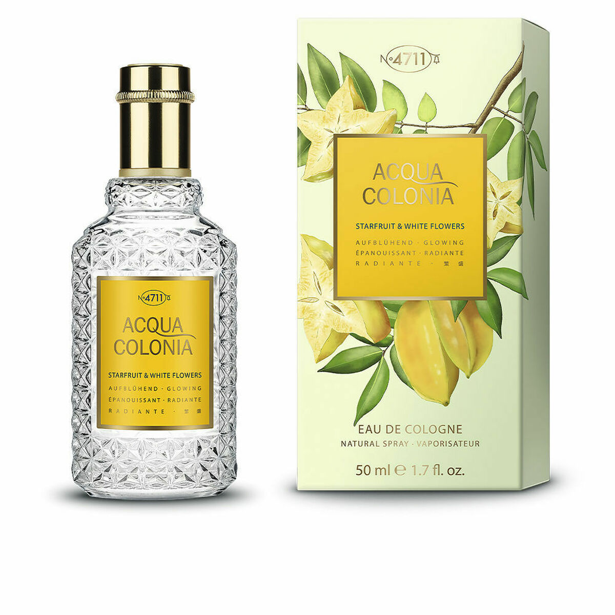 Unisex Perfume 4711 Acqua Colonia EDC 50 ml Carambola White flowers-0