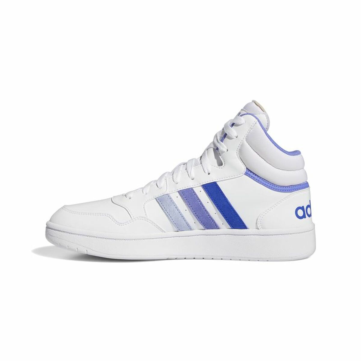 Heren casual sneakers Adidas Hoops 3.0 Mid wit