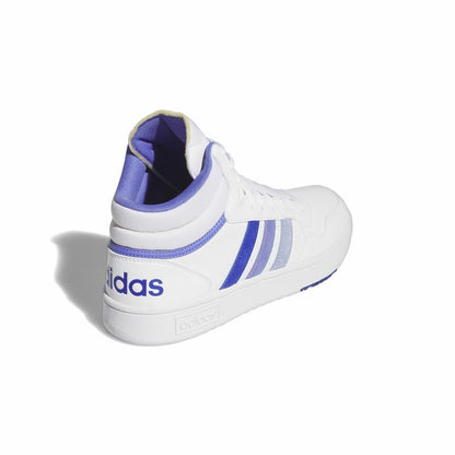 Heren casual sneakers Adidas Hoops 3.0 Mid wit