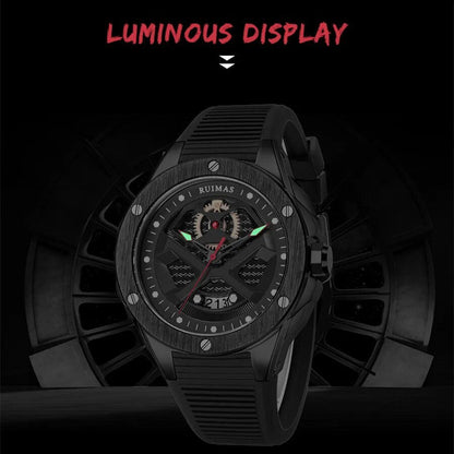 RUIMAS Brand Fashion Sport Watches for Men Quartz Silicone Band Wrist Watch Date Waterproof Wristwatches Clock Relogio Masculino-5