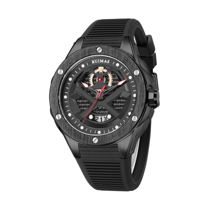 RUIMAS Brand Fashion Sport Watches for Men Quartz Silicone Band Wrist Watch Date Waterproof Wristwatches Clock Relogio Masculino-9