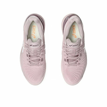 Women's Tennis Shoes Asics Gel-Resolution 9 Clay Pink-4