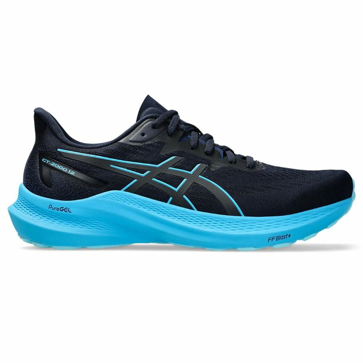 Herensneakers Asics Gt-2000 12 Blauw