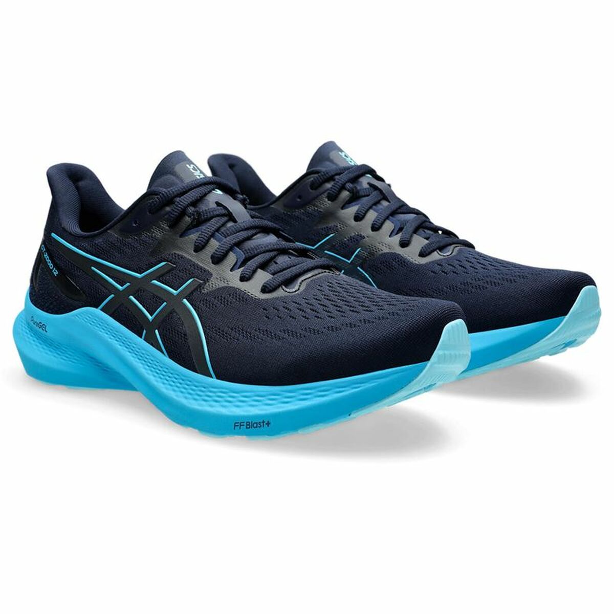Herensneakers Asics Gt-2000 12 Blauw