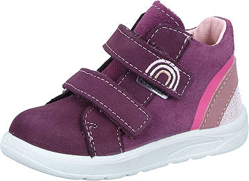 LARA Pepino Klettschuhe - pflaume 
