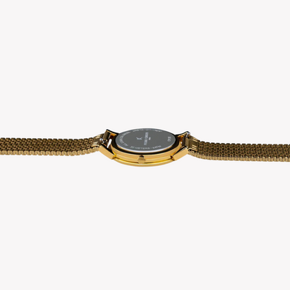 Pierre Cardin Women's Gold Stainless Steel Watch, Black Dial | CPI.2529-3