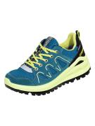 Grisport veterschoen kinderen petrol/lime