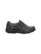 Jomos Slippers glad leer, zwart