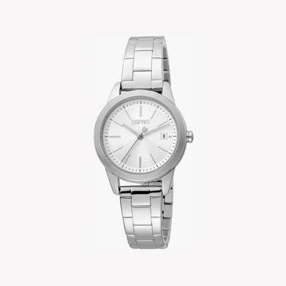 Esprit Women's Silver Stainless Steel Watch, Silver Dial | ES1L065M0045-0