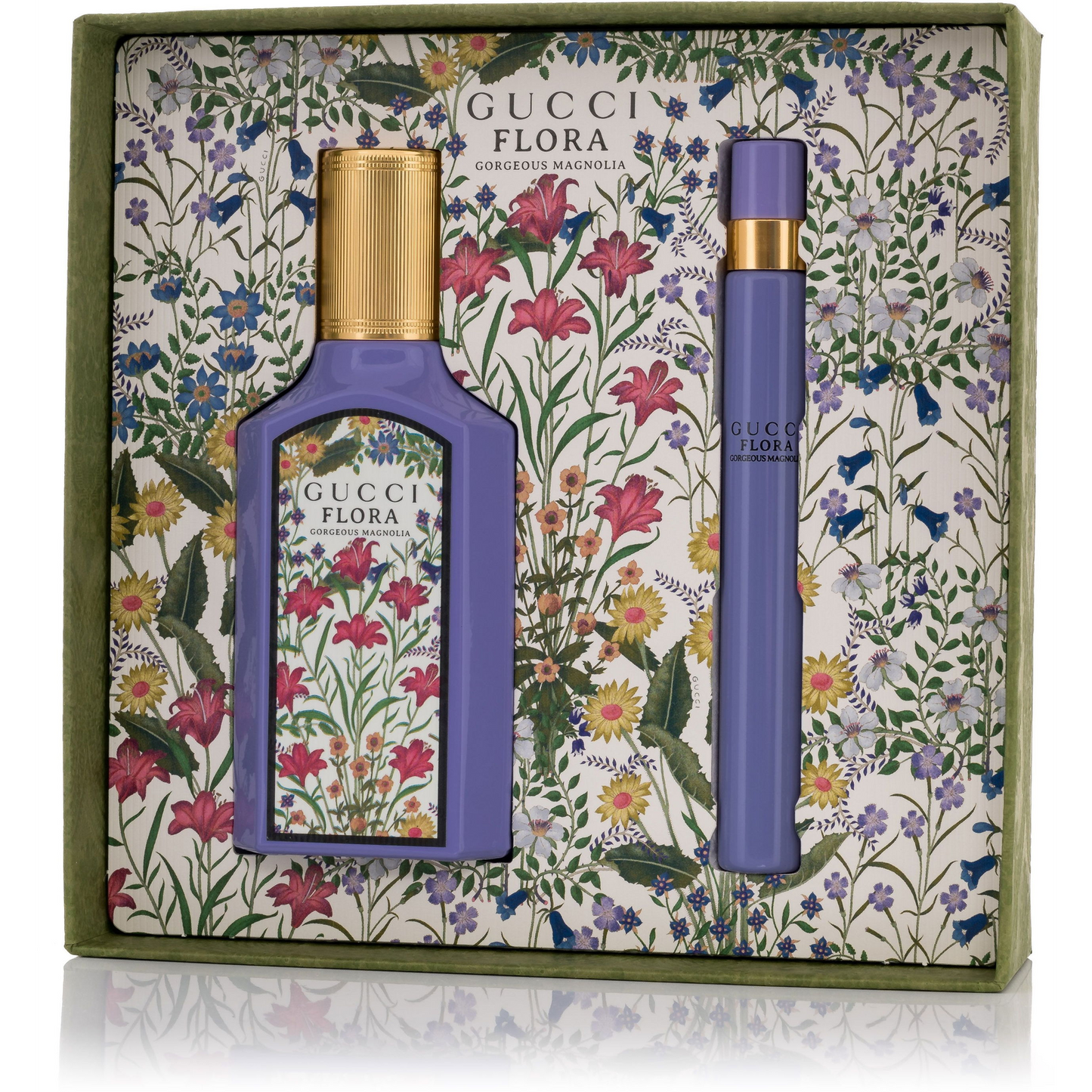 GUCCI SET (FLORA GORGEOUS MAGNOLIE (W) EDP/S 50ML + TRAVEL SPRAY 10ML) (3616304956966)-0