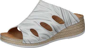 Comfortabel Pantoletten - weiß 