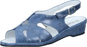 Suave Damen Sandalen - blau (5)