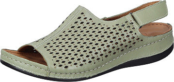 Comfortabel Sandaletten - grün (7)