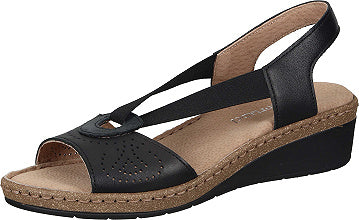 Comfortabel Sandaletten - schwarz (1)