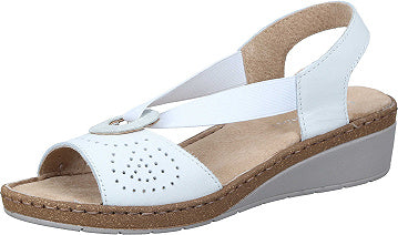 Comfortabel Sandaletten - weiß (3)
