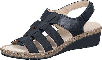 Comfortabel Sandaletten - schwarz (1)