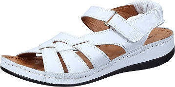 Comfortabel Sandaletten - weiß (3)