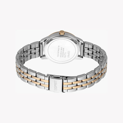 Esprit Women's Silver & Rose Gold Watch, Silver Dial | ES1L150M0025-2