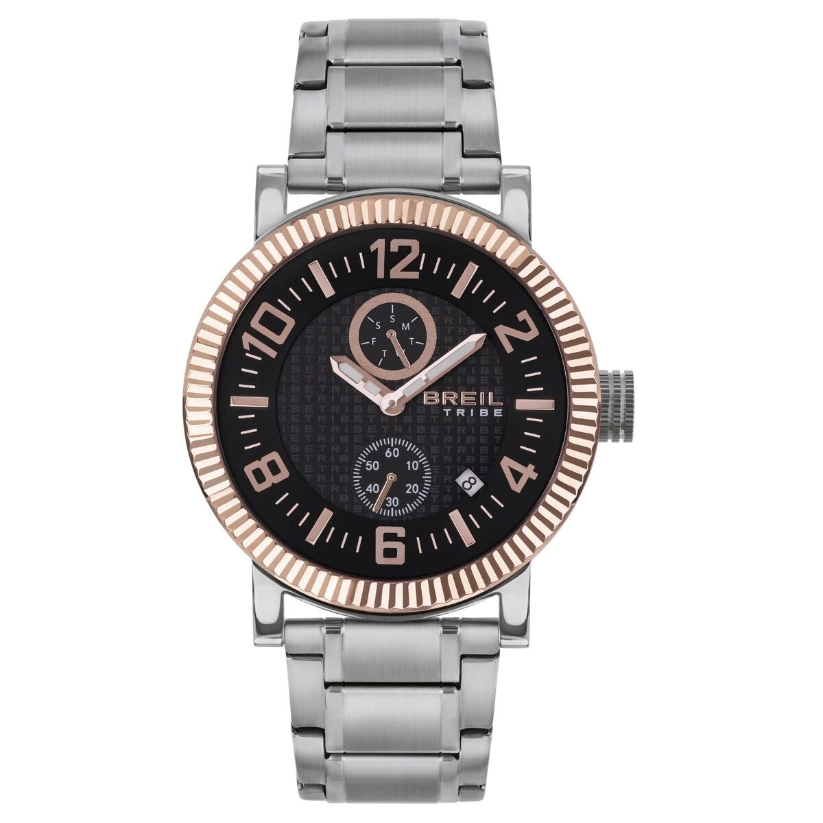 Men's Watch Breil EW0590 Black Silver (Ø 43 mm)-0