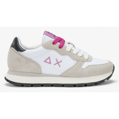 Dames casual sneakers SUN68 ALLY SOLID NYLON Z44201 01 Wit