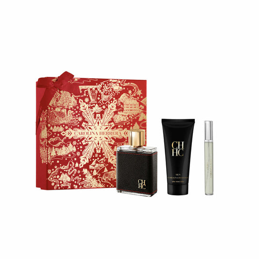 Women's Perfume Set Carolina Herrera CH MEN EDT 3 Pieces-0