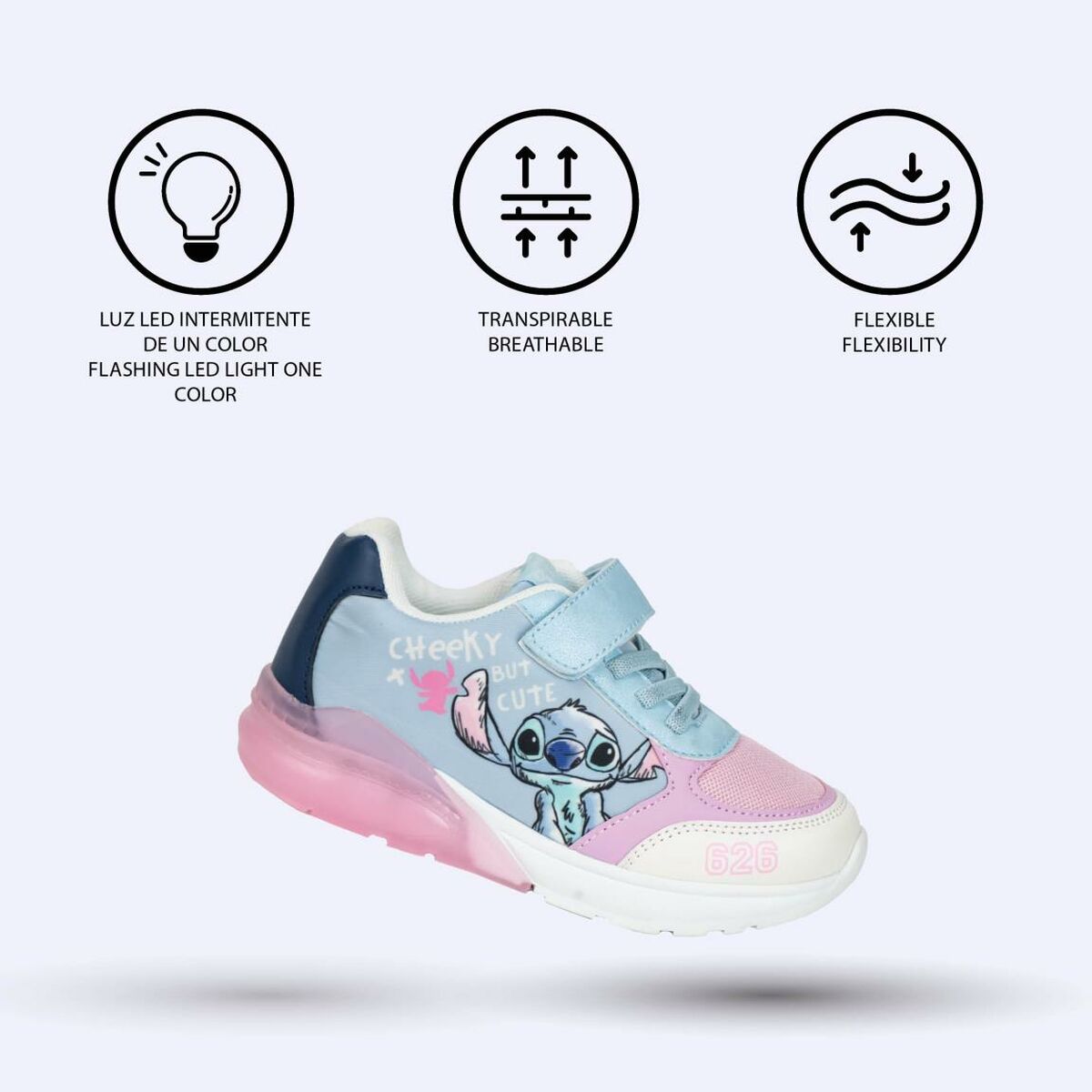 Sports Shoes for Kids Stitch-5